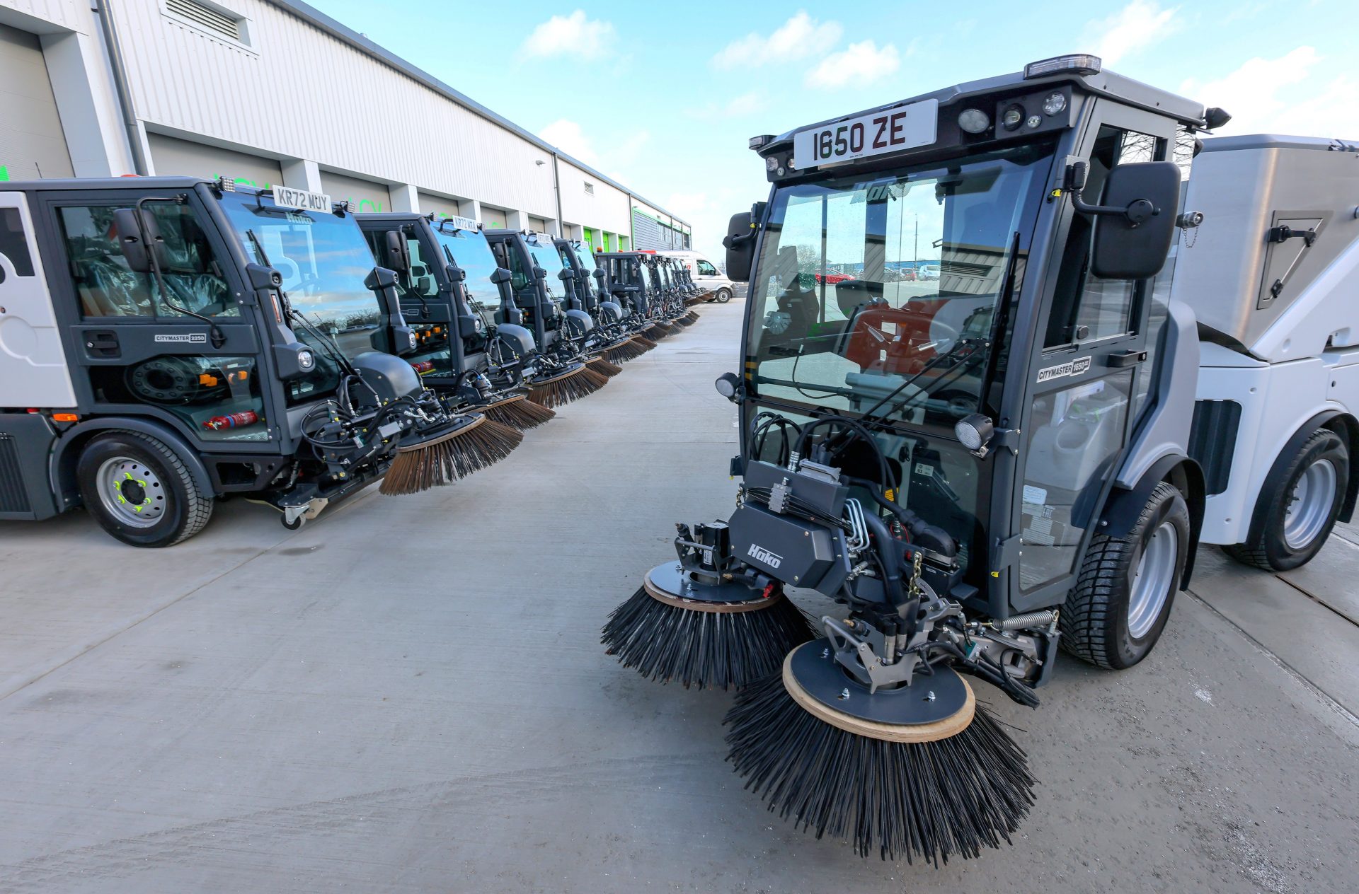 NRG Riverside supplies Hako compact sweepers on contract hire to Sunderland City Council.