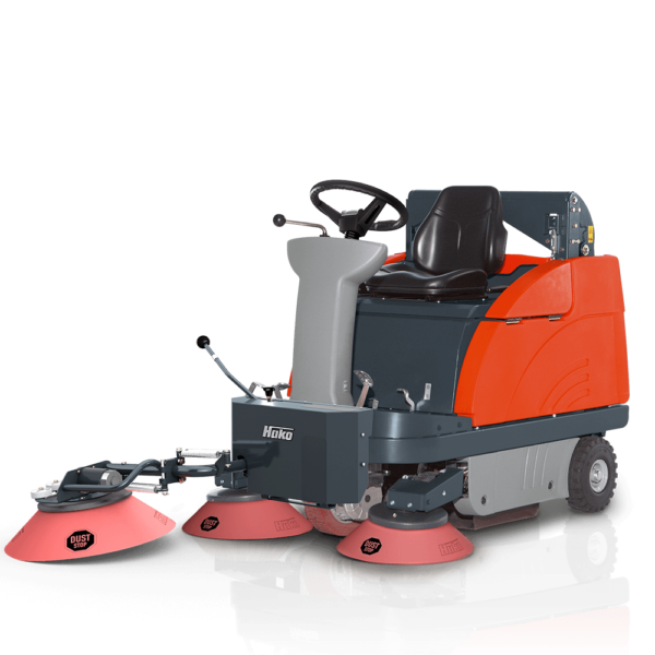 ride-on industrial sweeper